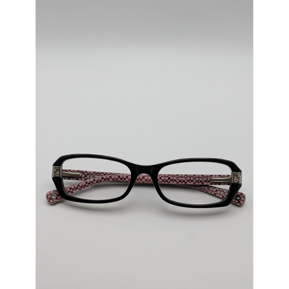 Coach HC6005 Marjorie Eyeglasses Black Pink 5034 51-17-135 Full Rim Frames Only - Picture 10 of 14